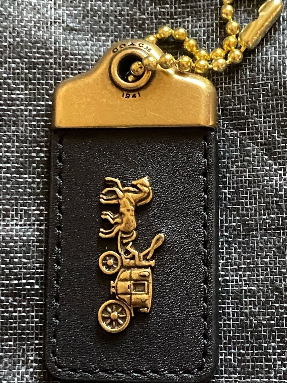 Coach 1941 Double Sided 3” hangtag EUC - Picture 3 of 3